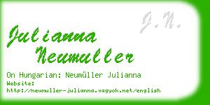 julianna neumuller business card
