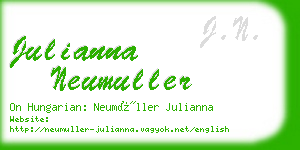 julianna neumuller business card